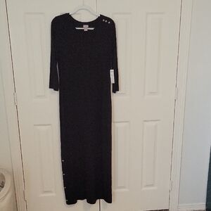 NWT's Chico's Black Long Sleeve Dress